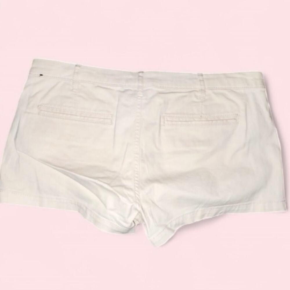 Vintage Y2K size 4 ultra low rise khaki  mini shorts